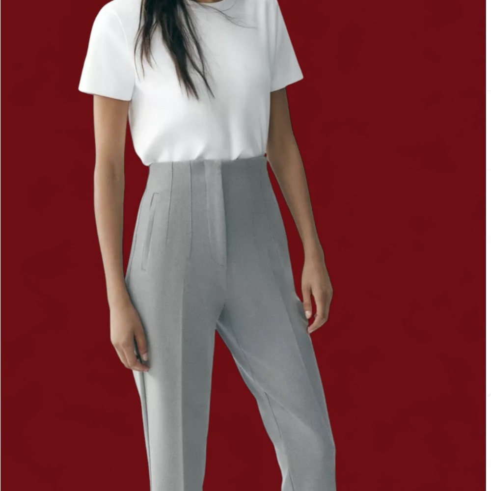 Zara small Gray Women's Tailored Trousers